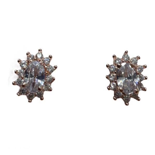 Aros Roseta Plata 925